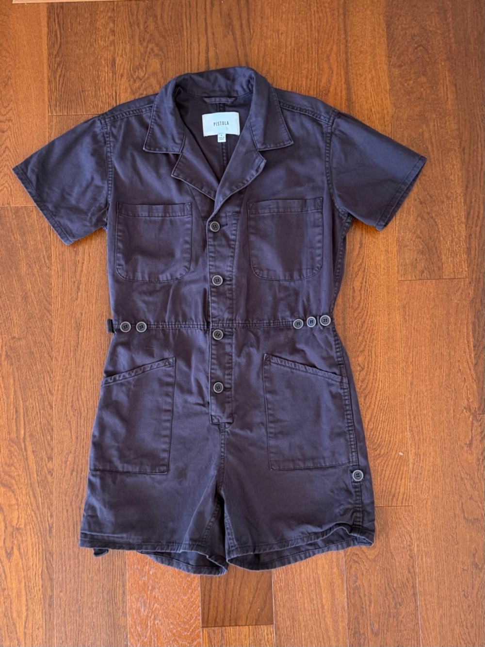 Pistola Parker Romper in Licorice size S - Picture 2 of 6